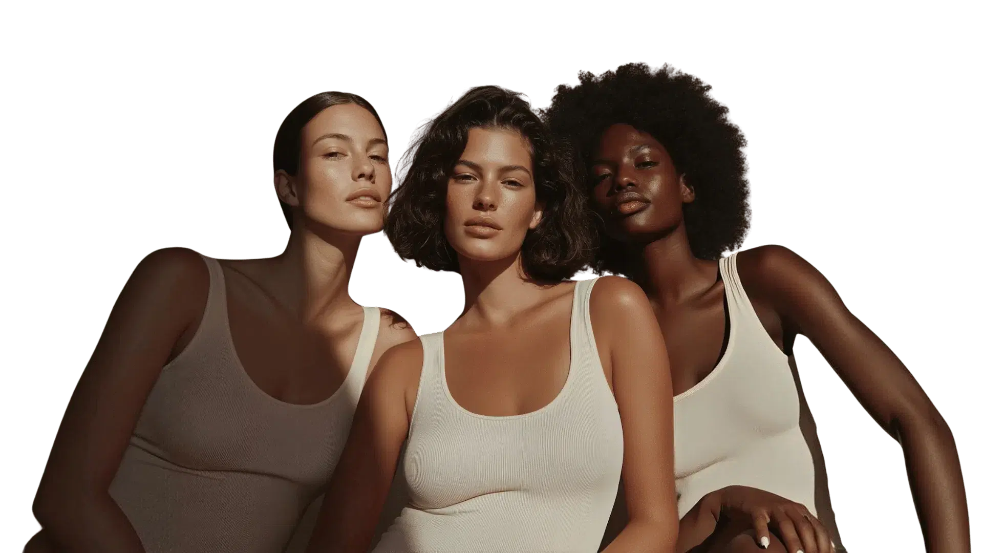Three women representing personalized care